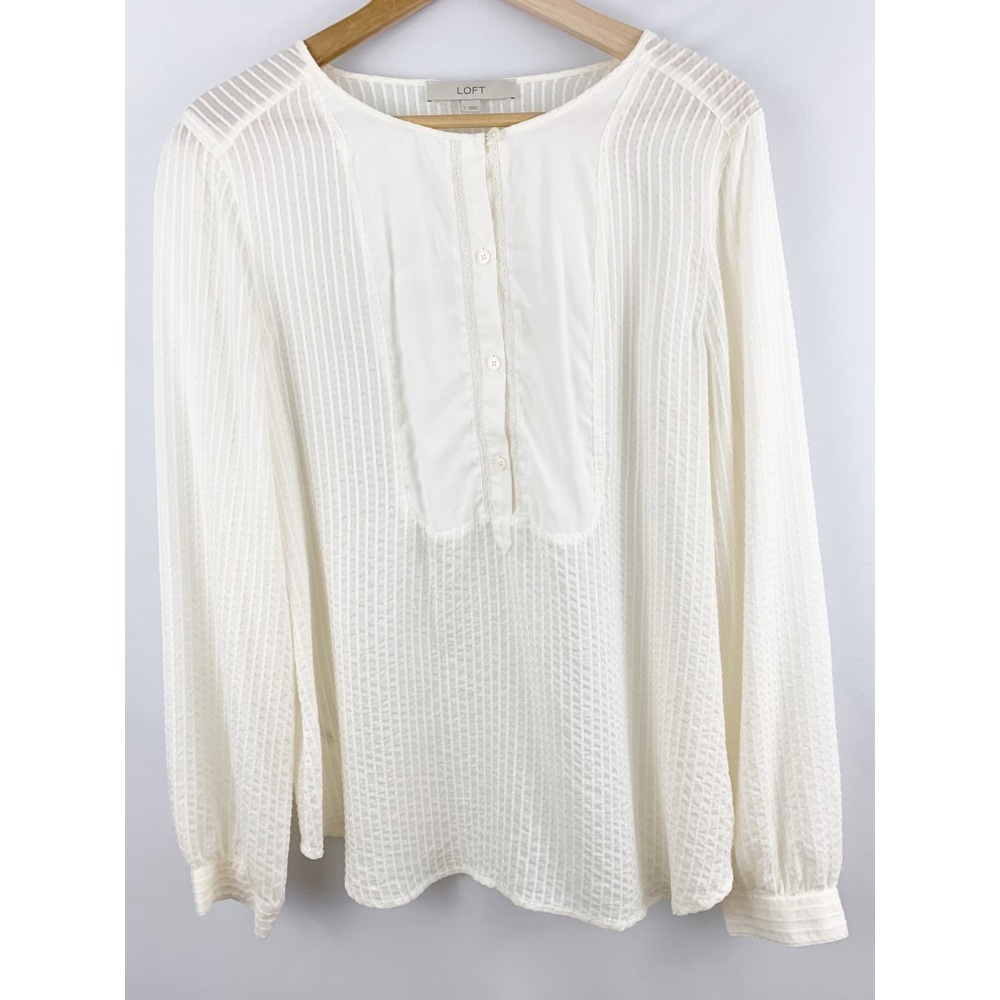 Ann Taylor Loft flowy long sleeved top